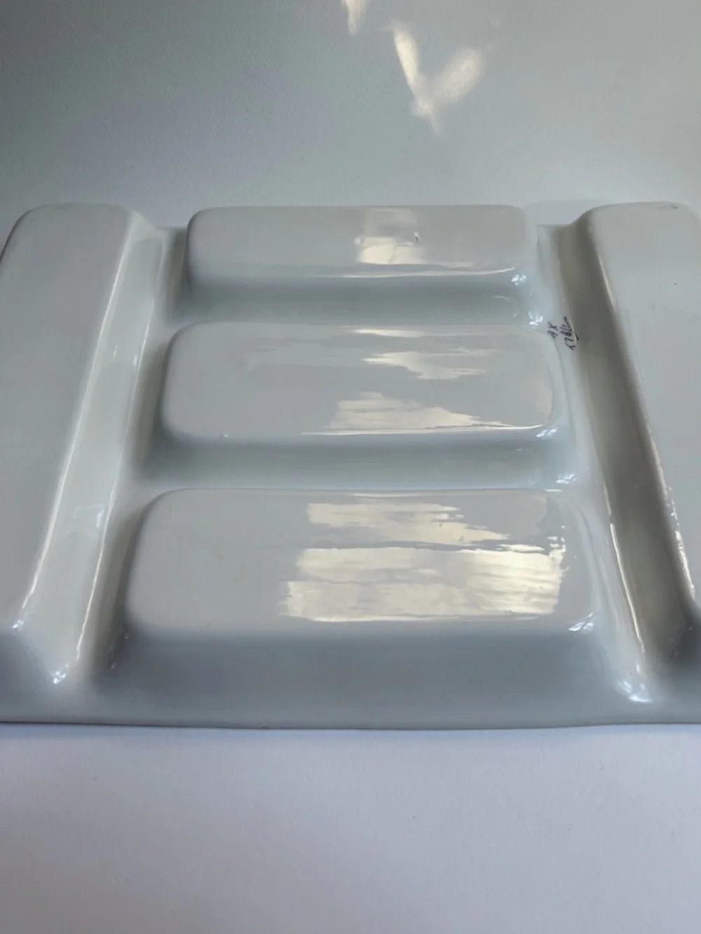 Italian MCM Hand Painted Art Pottery Tray
